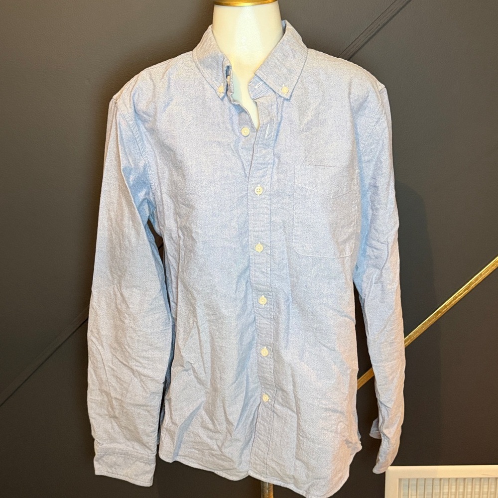Men’s Outerknown Light Blue Casual Button Down Shirt
